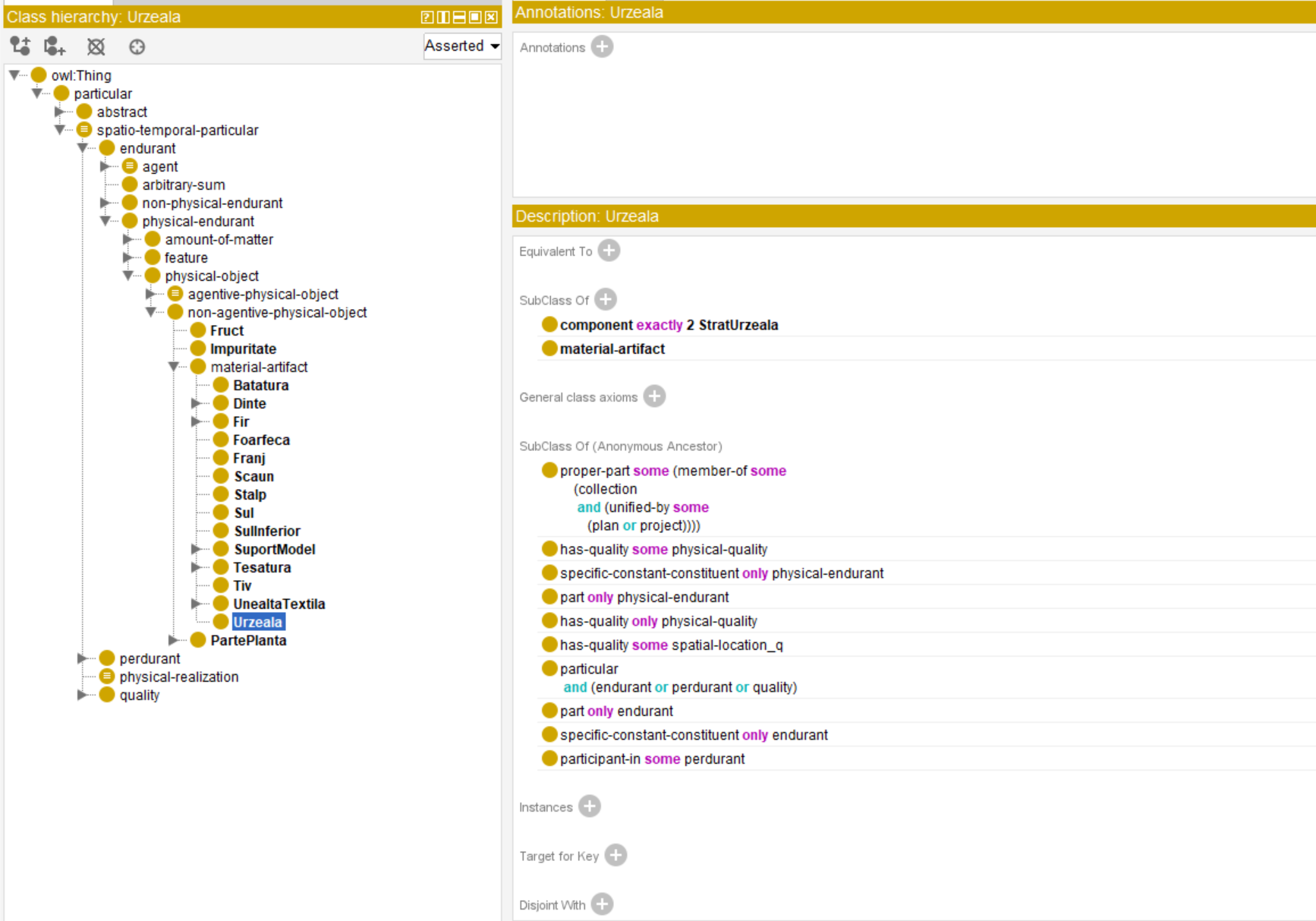 Textile Manufacturing Ontology