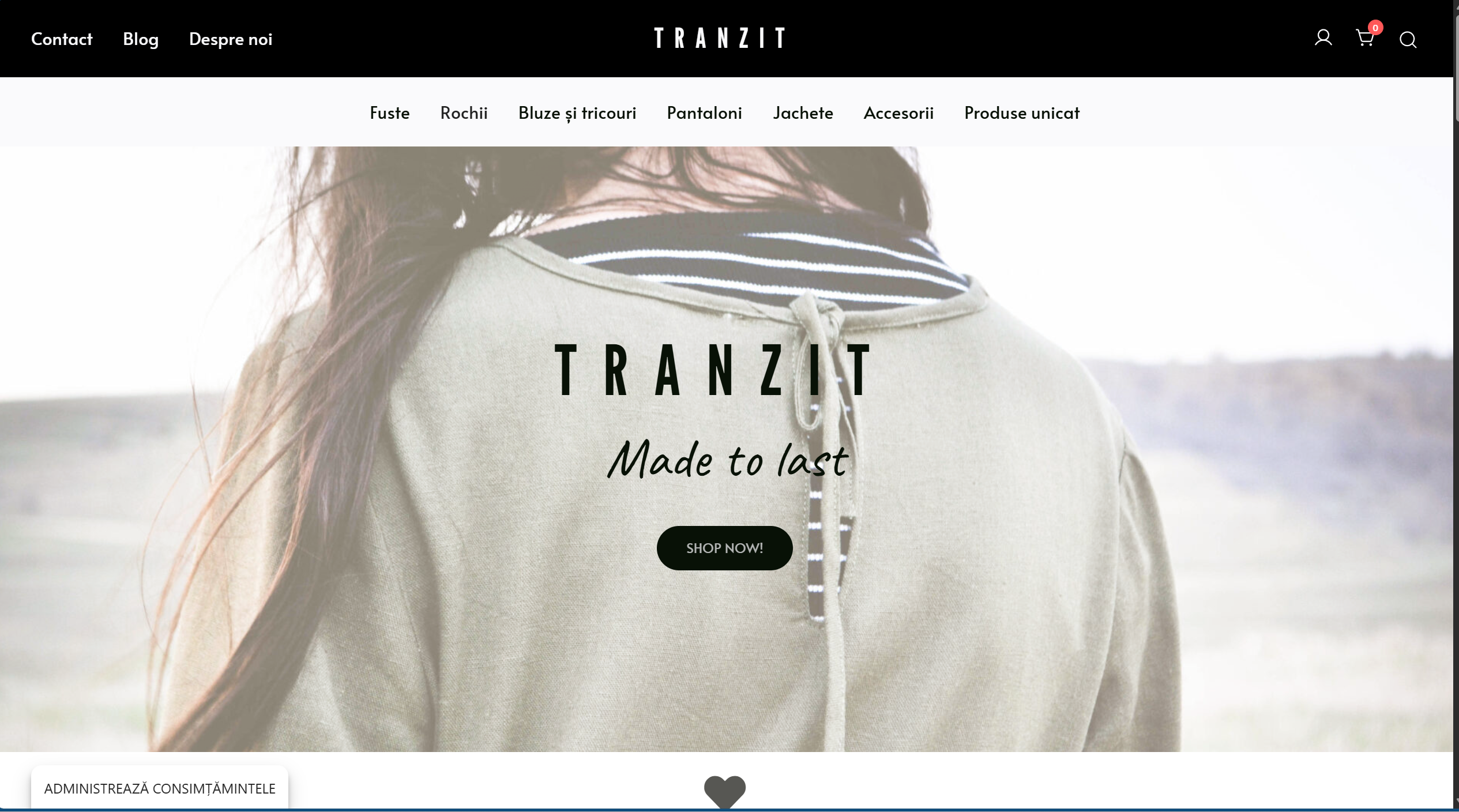 Tranzitshop.me - E-commerce Setup & Administration